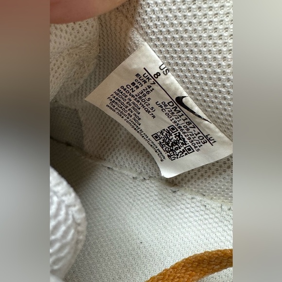 NIKE Court Vision Low White Electro Purple - Picture 6 of 6